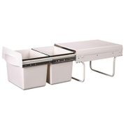 Krome Soft Close Twin Bin 30L [2x15L] gallery detail image