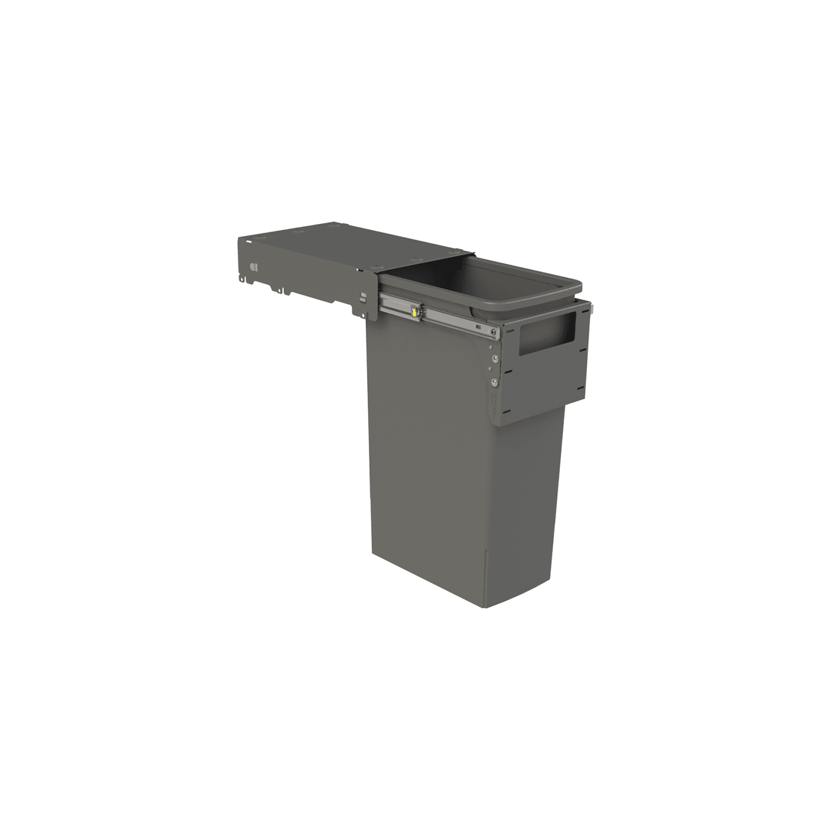 Hideaway Compact Bin 1 x 40L Bucket | Door Pull gallery detail image