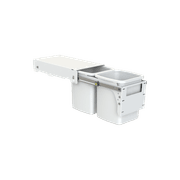 Hideaway Compact Bins 2 x 13L Buckets | Door Pull gallery detail image