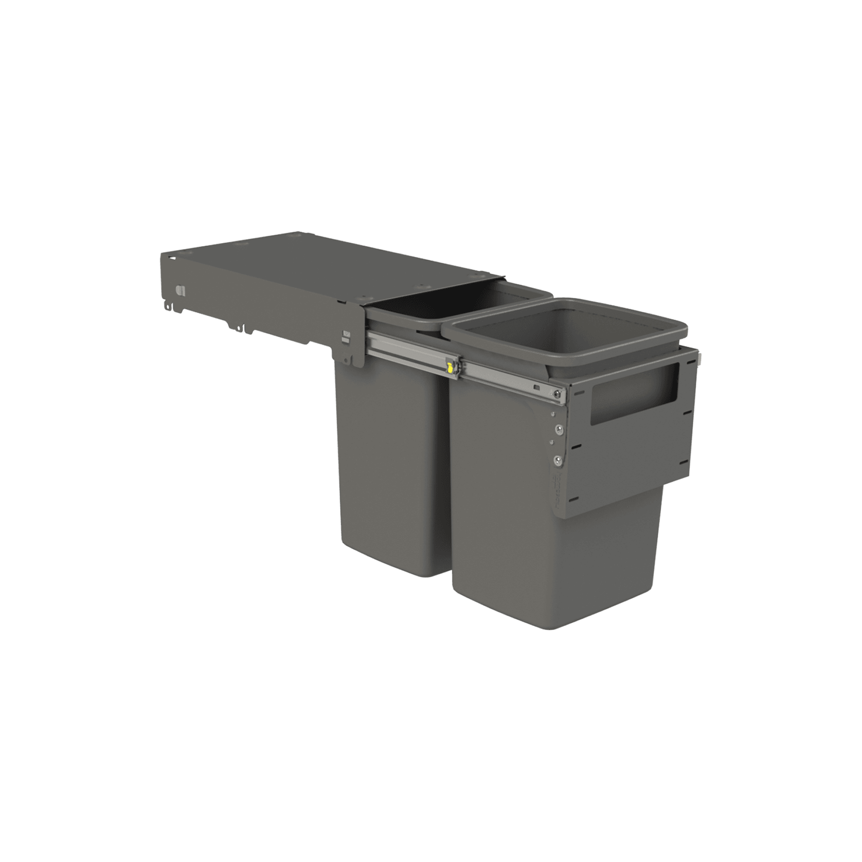 Hideaway Compact  2 x 20L Buckets | Door Pull | Cinder gallery detail image