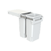 Hideaway Compact Bin 2 x 35L Buckets | Handle Pull gallery detail image