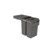 Hideaway Compact 2 x 40L Buckets | Door Pull | Cinder gallery detail image
