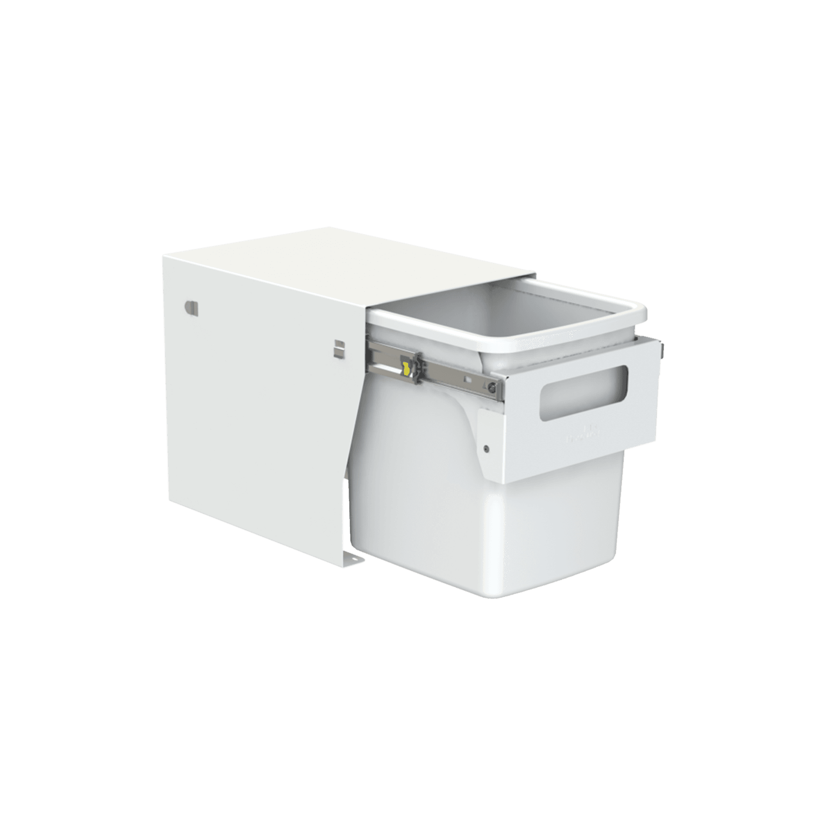 Compact Floor Mount Bin 1 x 15L | Handle Pull gallery detail image