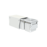 Compact Floor Mount 2 x 15L | Door Pull | White gallery detail image