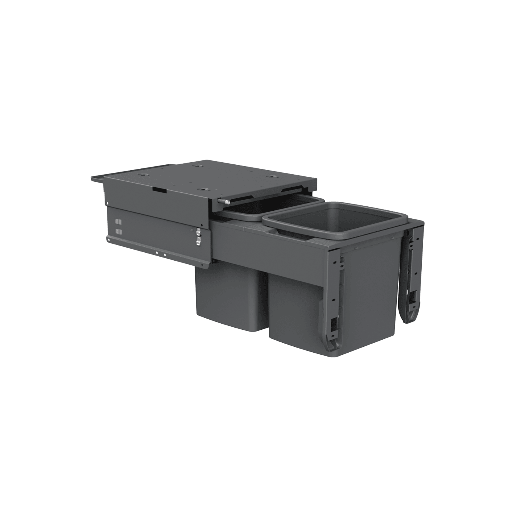 Concelo 2 x 15L Buckets | Door Pull | White gallery detail image