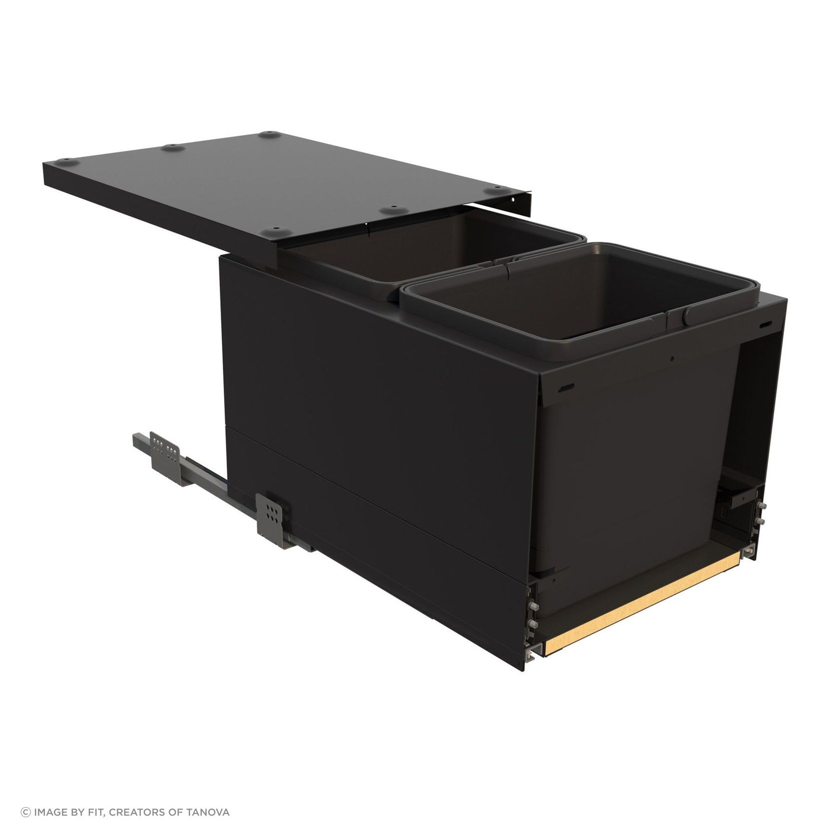 Tanova FLEX Kitchen Bin Solution For Slimline Drawers gallery detail image