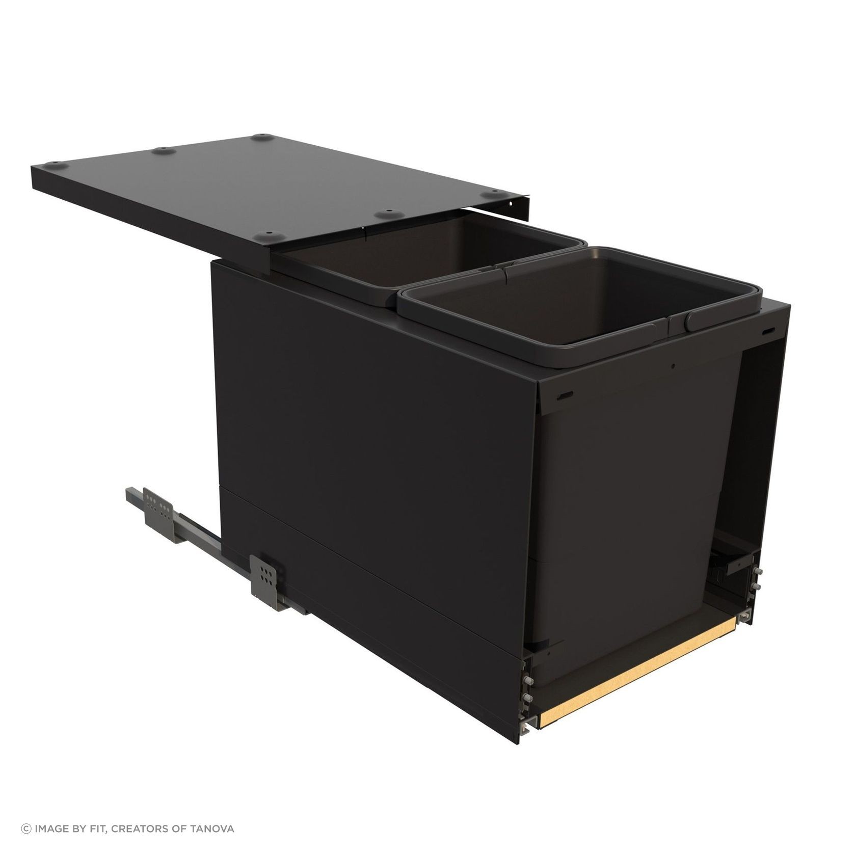 Tanova FLEX Kitchen Bin Solution For Slimline Drawers gallery detail image