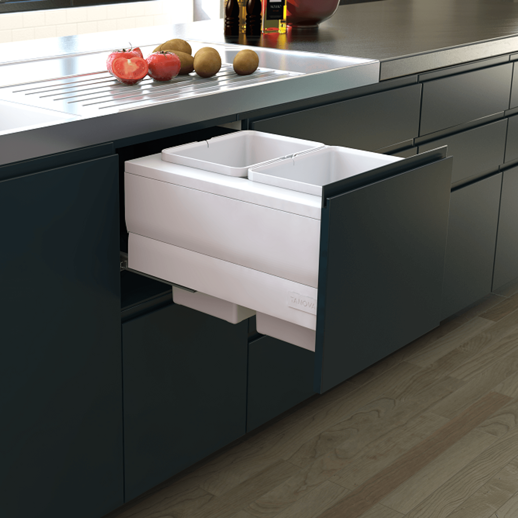 Tanova Designer Series Kitchen Waste Bins gallery detail image