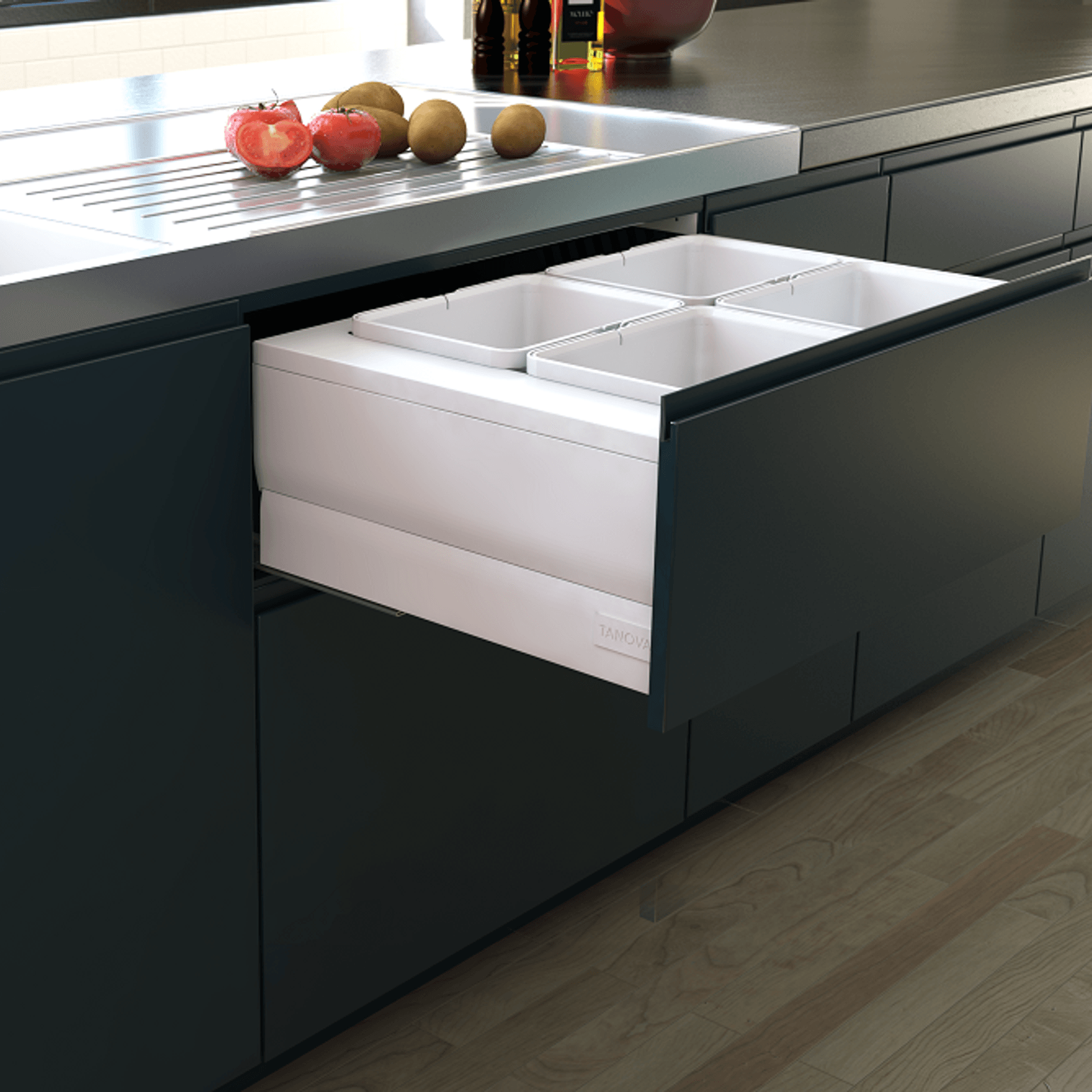 Tanova Designer Series Kitchen Waste Bins gallery detail image