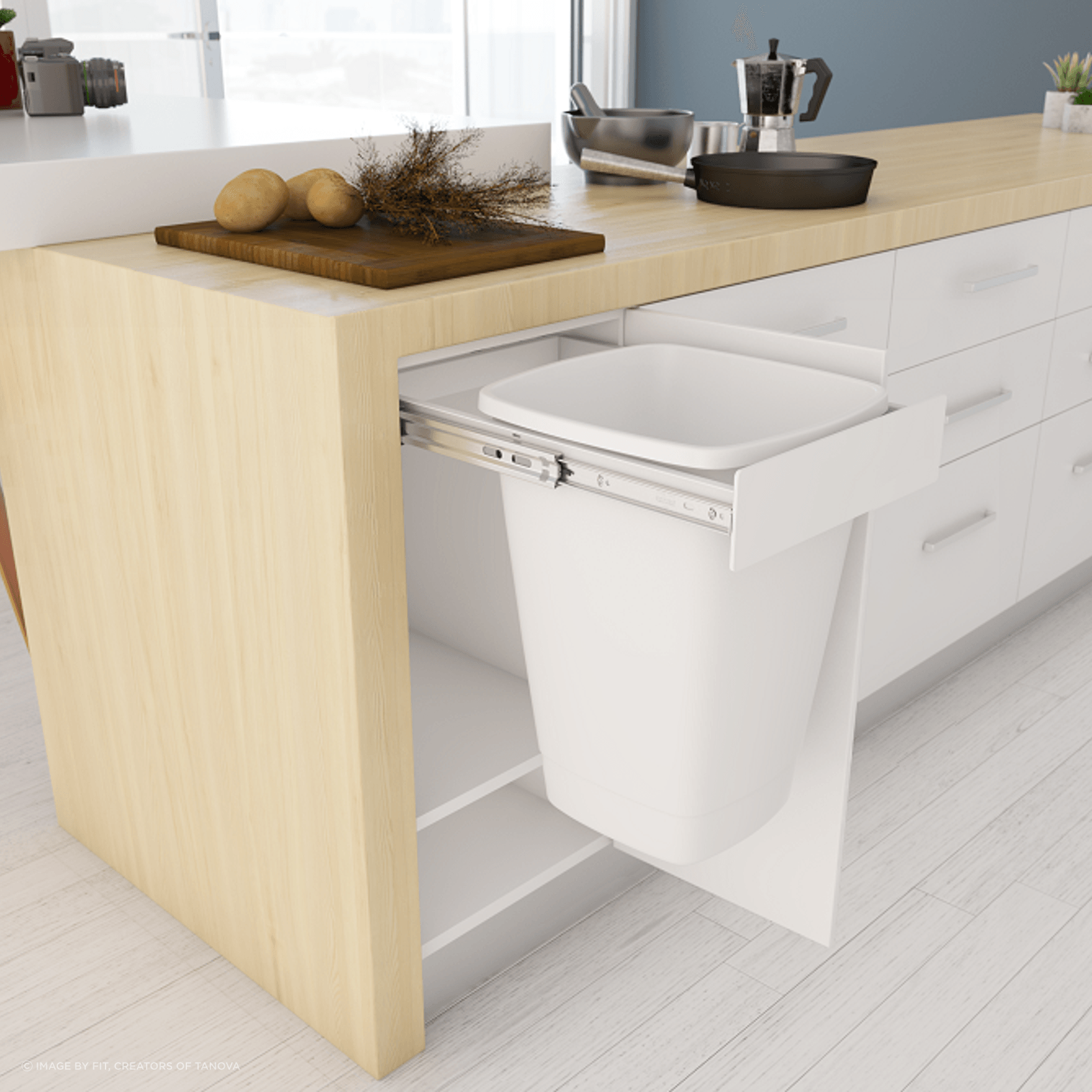 Tanova Simplex Kitchen Waste Bins gallery detail image