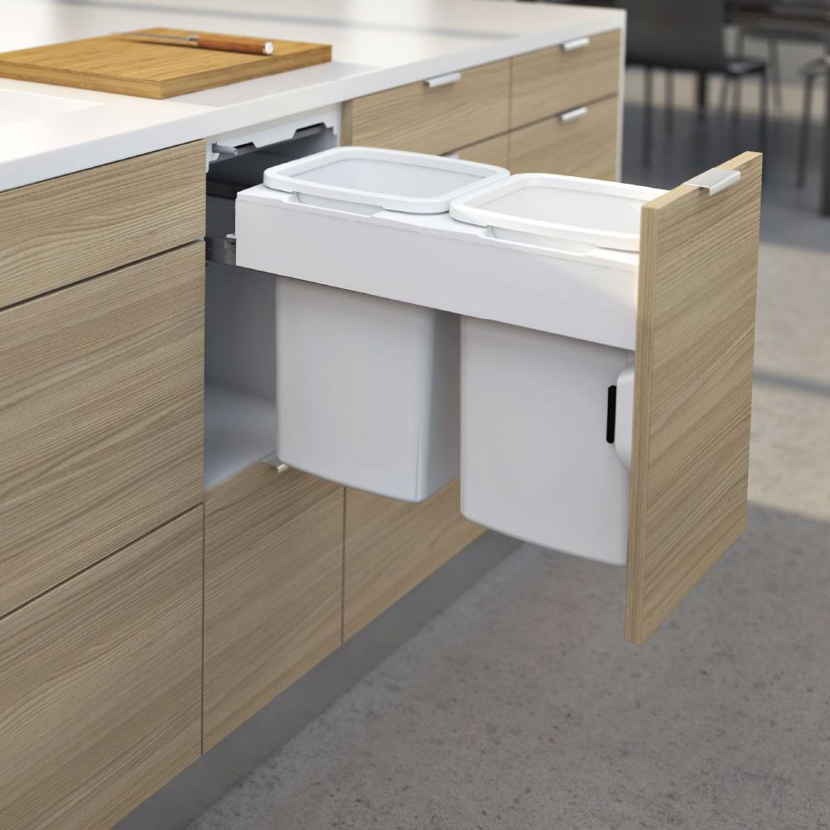 Concelo 2 x 16L Buckets | Door Pull | Cinder gallery detail image