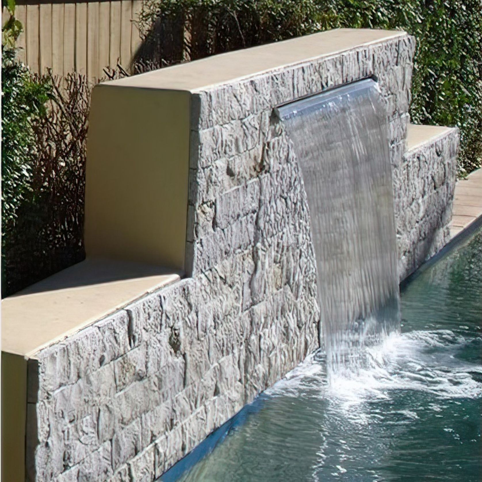 Sheer Descent | Residential Pool Water Feature gallery detail image