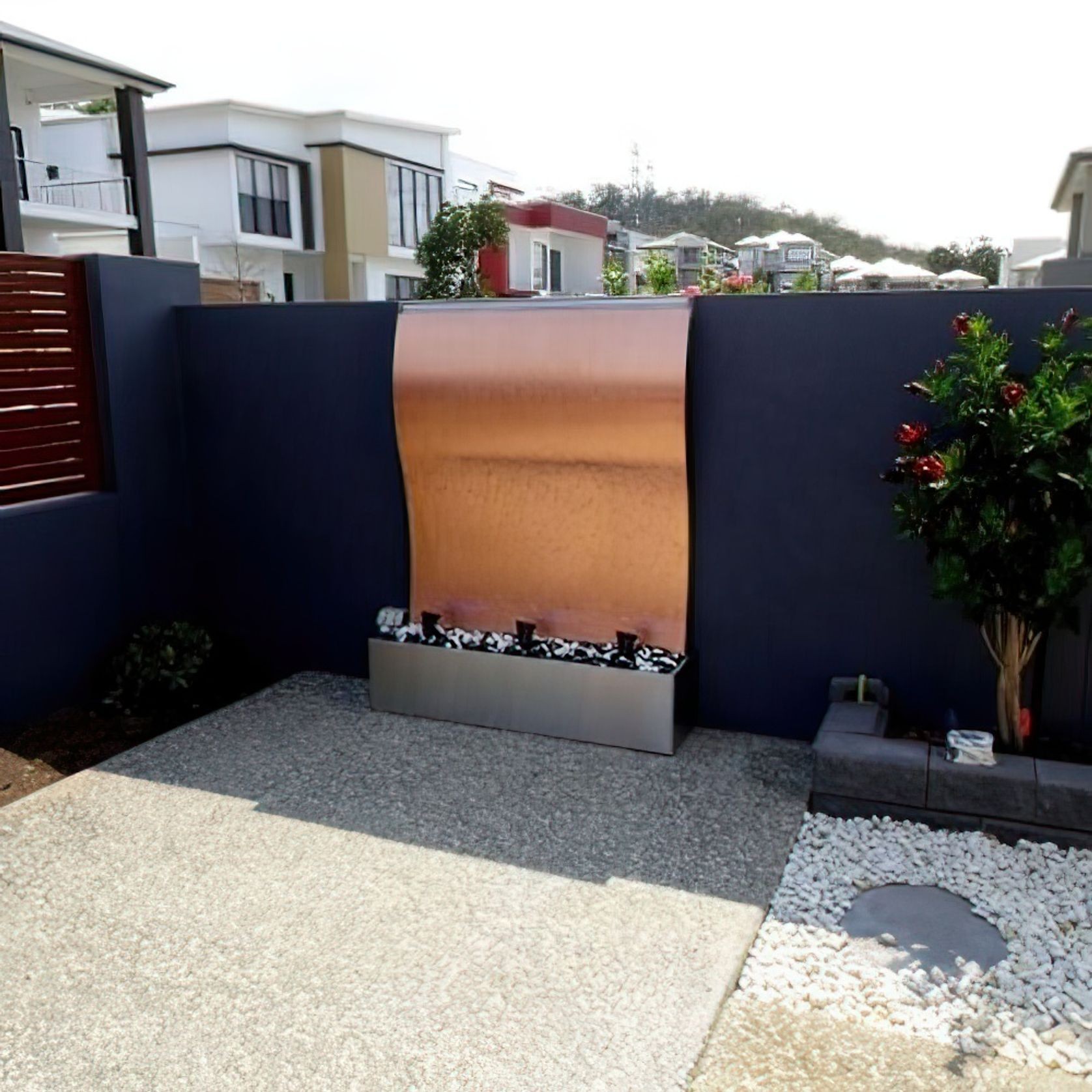 Copper Wave Frameless 2 | Residential Water Feature gallery detail image