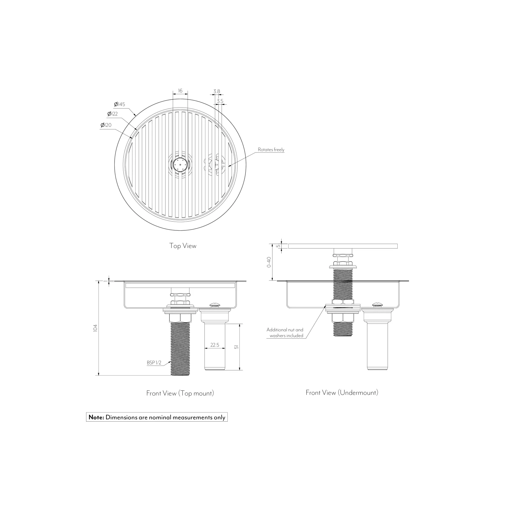 Mini Water Filter Tap with Font Drain gallery detail image