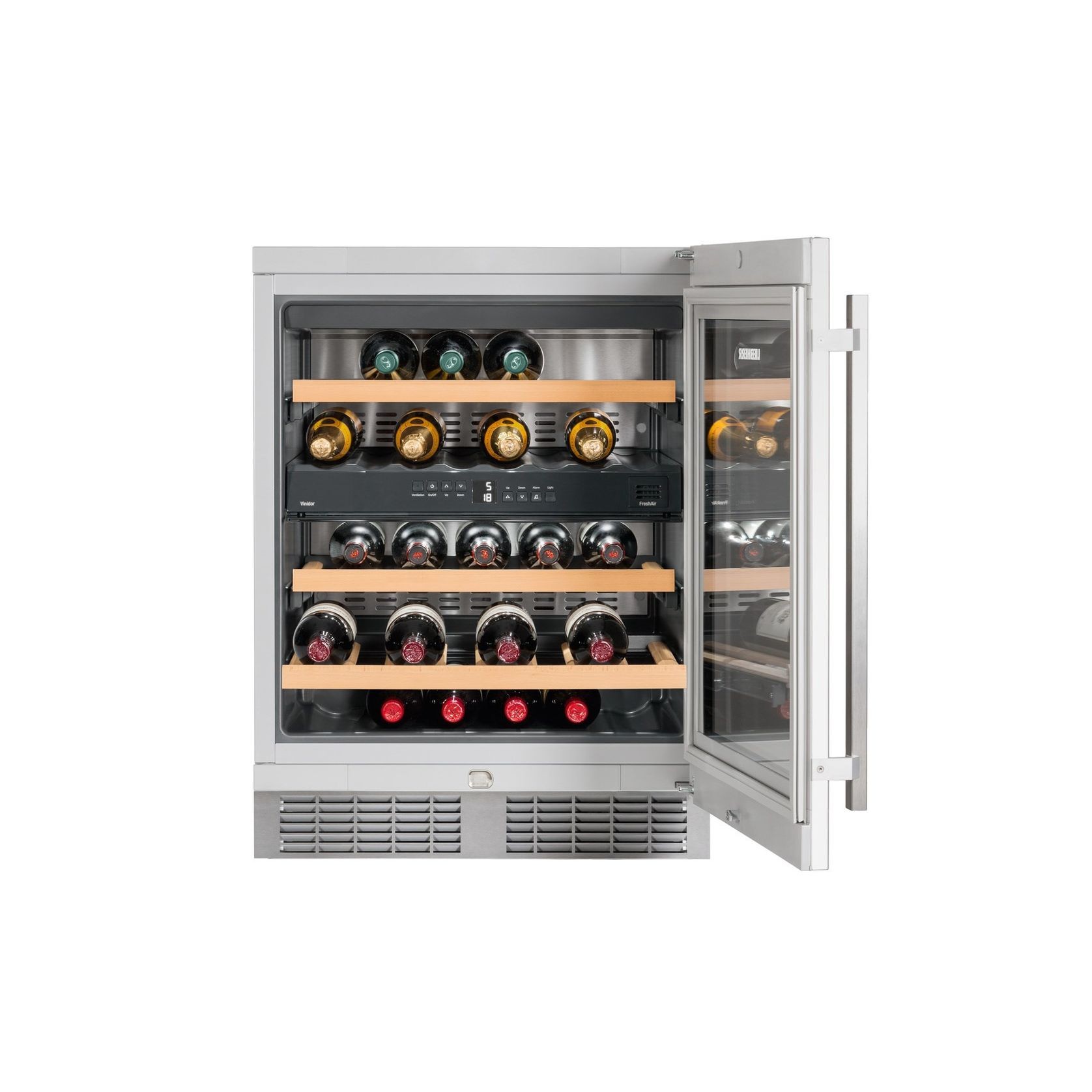 UWTes 1672 Vinidor | Dual Zone Underbench Wine Cabinet gallery detail image