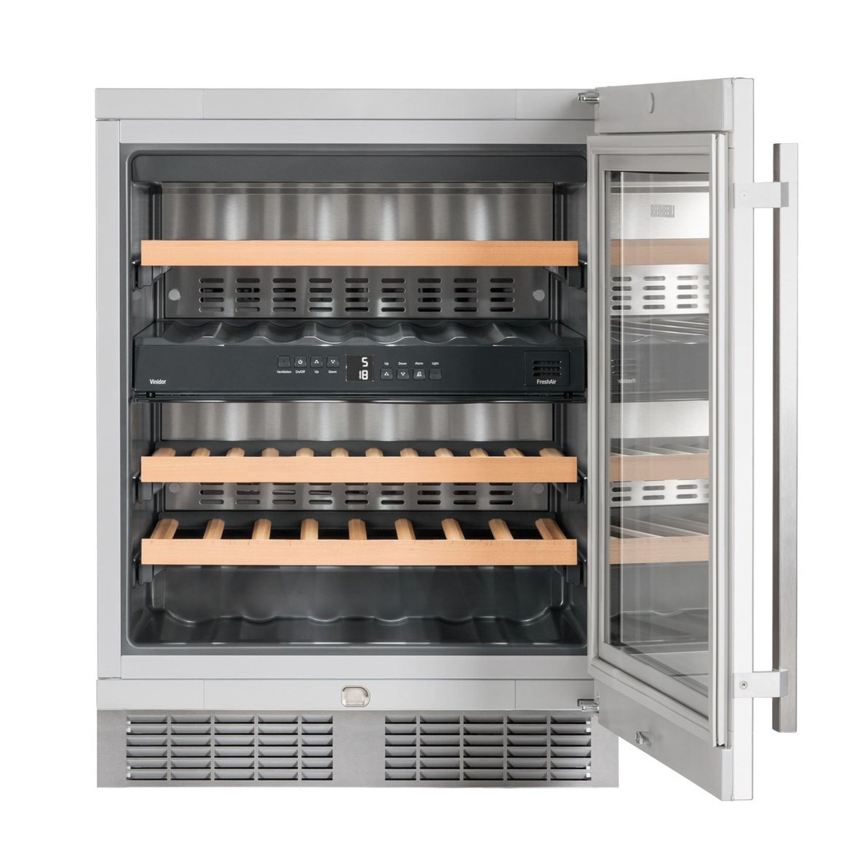 UWTes 1672 Vinidor | Dual Zone Underbench Wine Cabinet gallery detail image