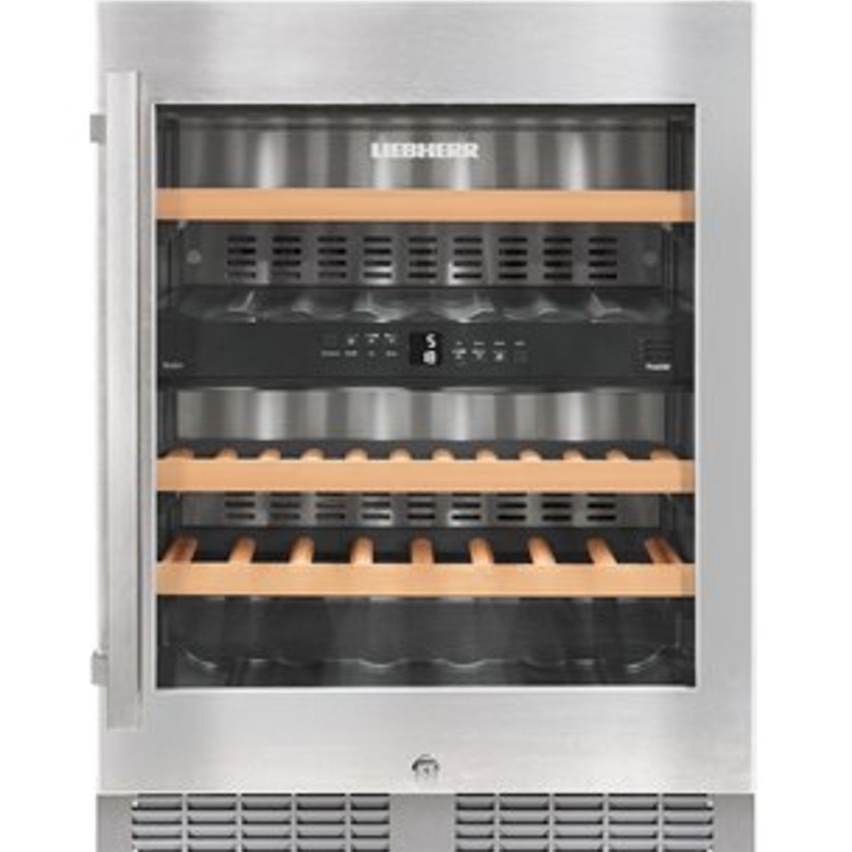 UWTes 1672 Vinidor | Dual Zone Underbench Wine Cabinet gallery detail image