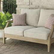 Dakota Outdoor Timber 2 Seater Lounge Sofa gallery detail image