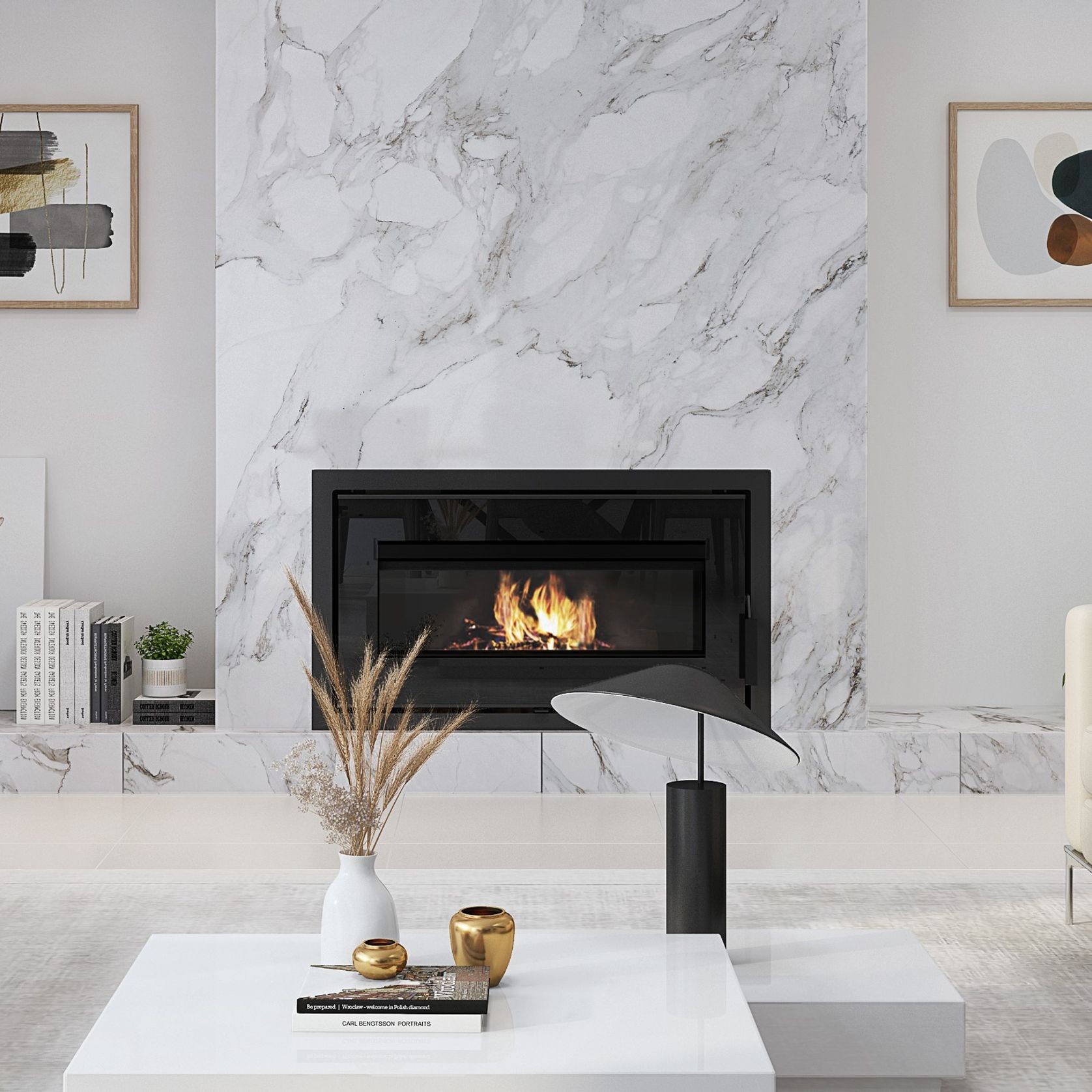 VisionLINE Taurus Clean Air Inbuilt Wood Fire gallery detail image