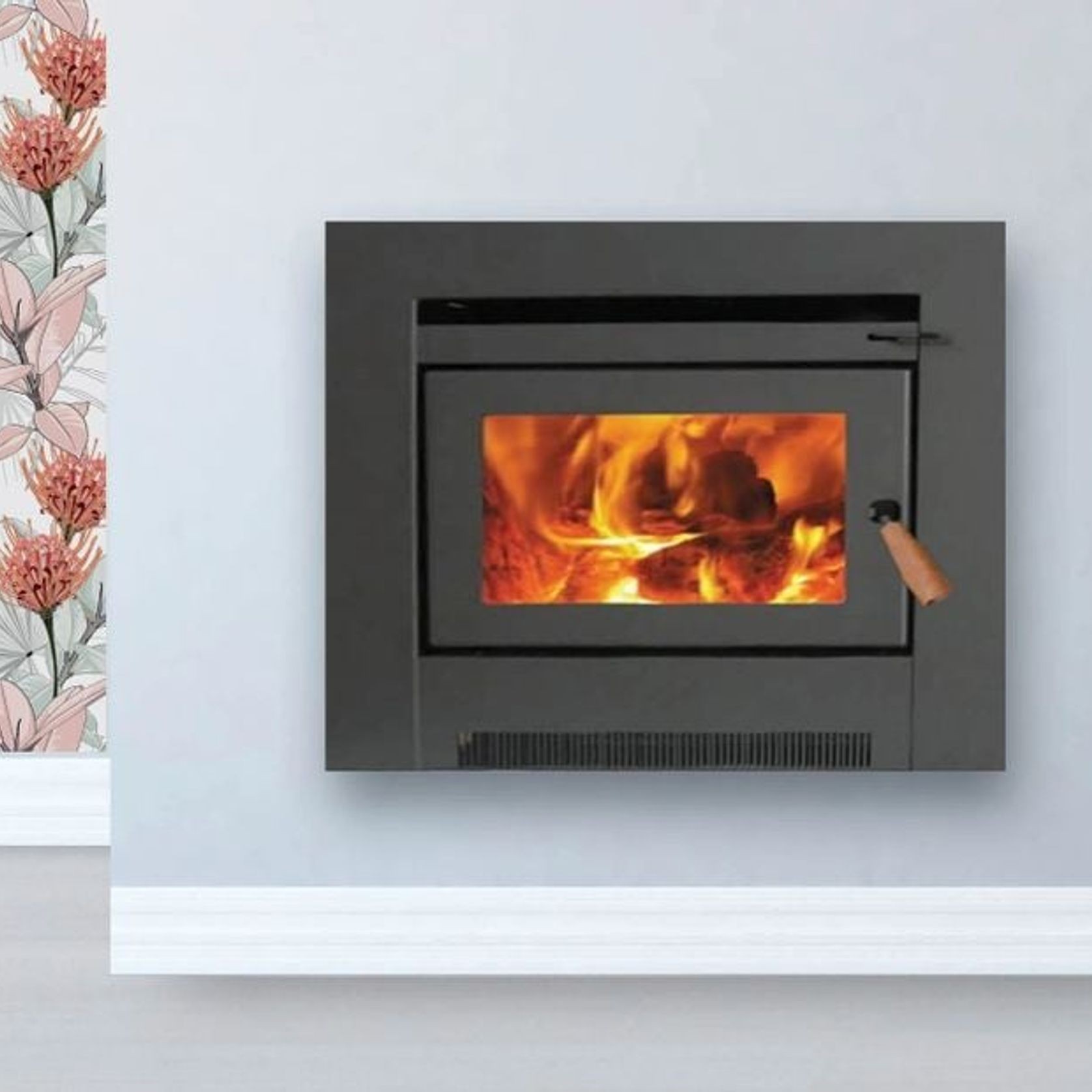 Aranbe 220 Inbuilt Wood Heater gallery detail image