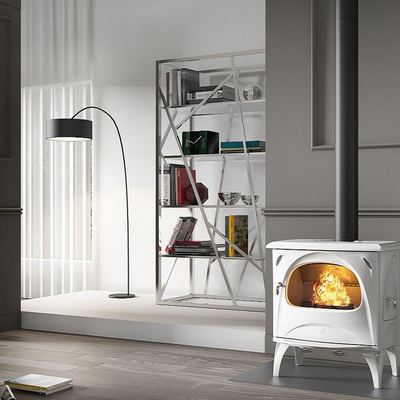The Seguin Aurore Free-standing Wood Heater gallery detail image