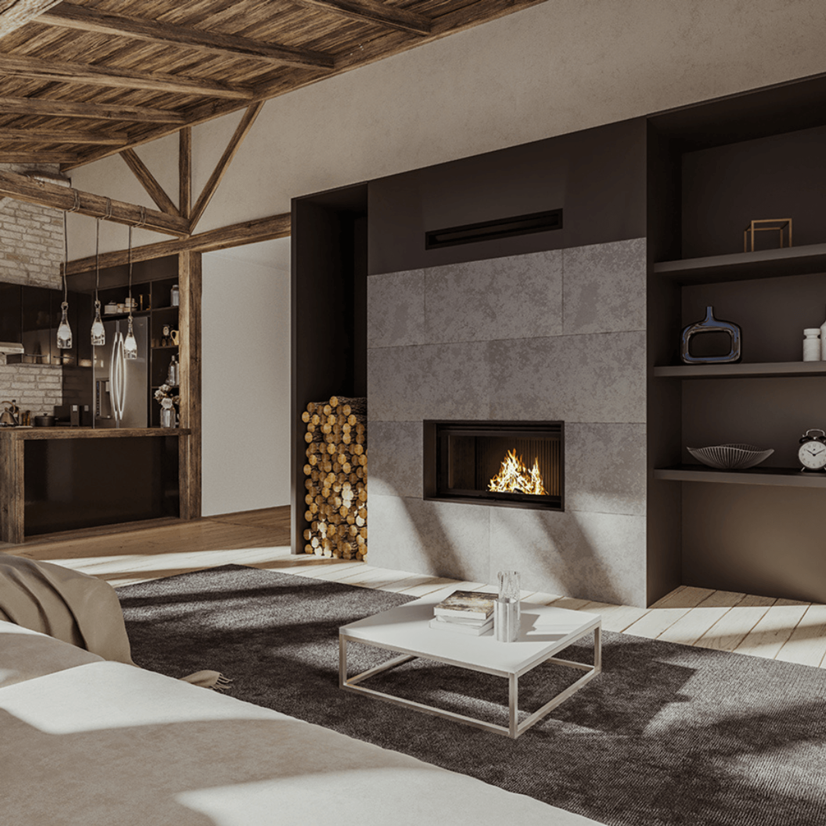 Axis FAS120 SS Fireplace gallery detail image
