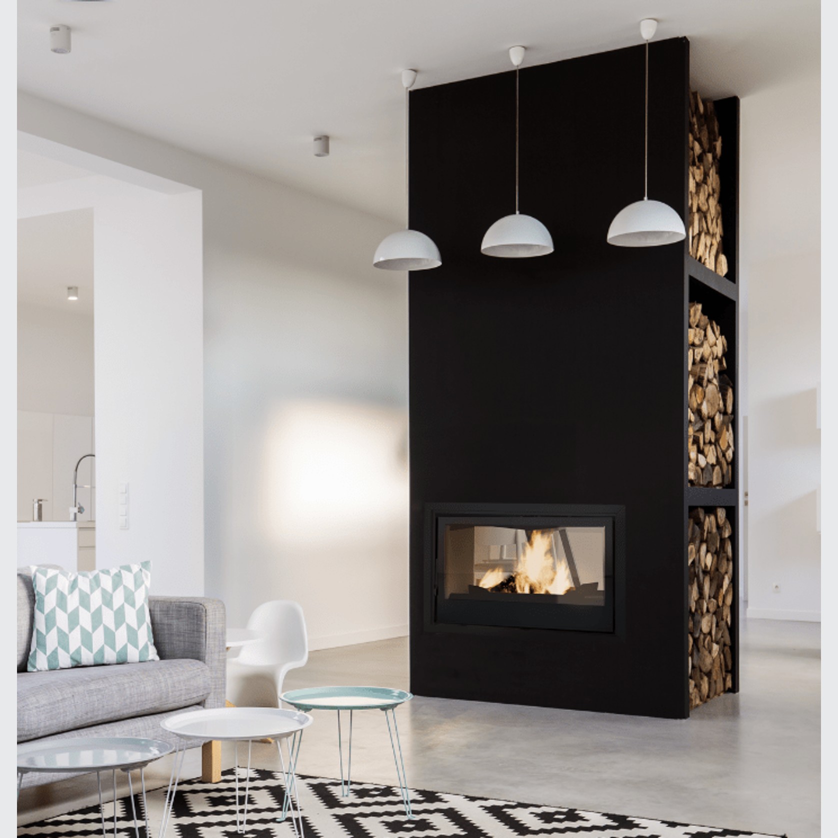 Axis L1000 DS Doubles Sided Zero Clearance Fireplace gallery detail image