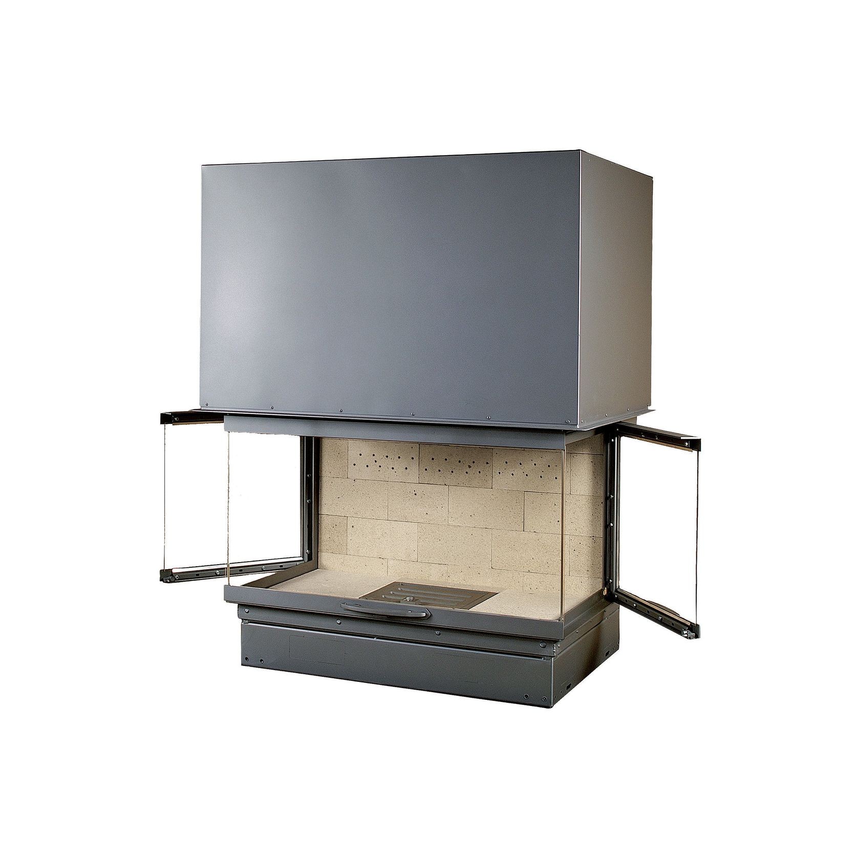 Axis H1200 3V 3 Sided Wood Fireplace gallery detail image