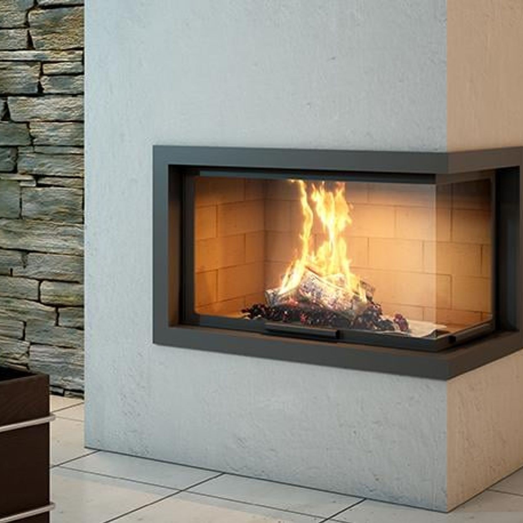 Axis H1200 VLD 2 Sided Fireplace gallery detail image