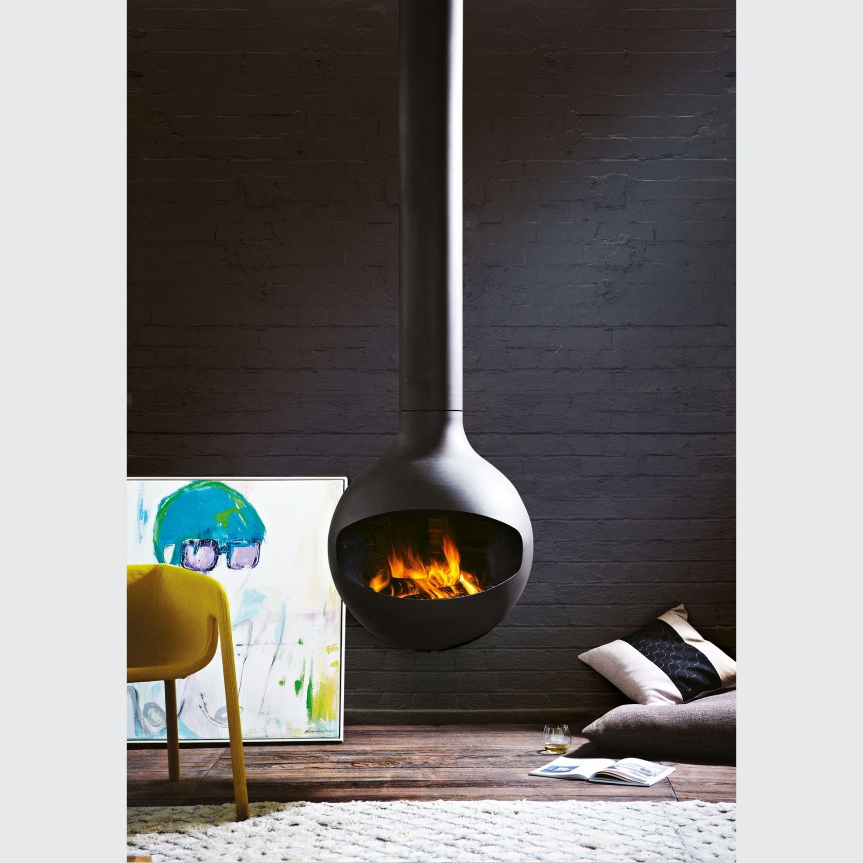 Focus Bathyscafocus - Suspended Fireplace gallery detail image