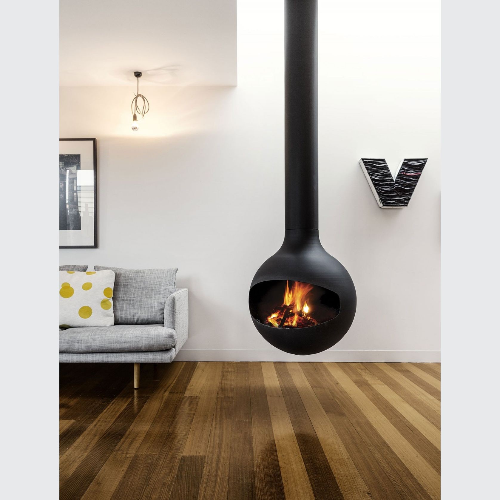 Focus Bathyscafocus - Suspended Fireplace gallery detail image