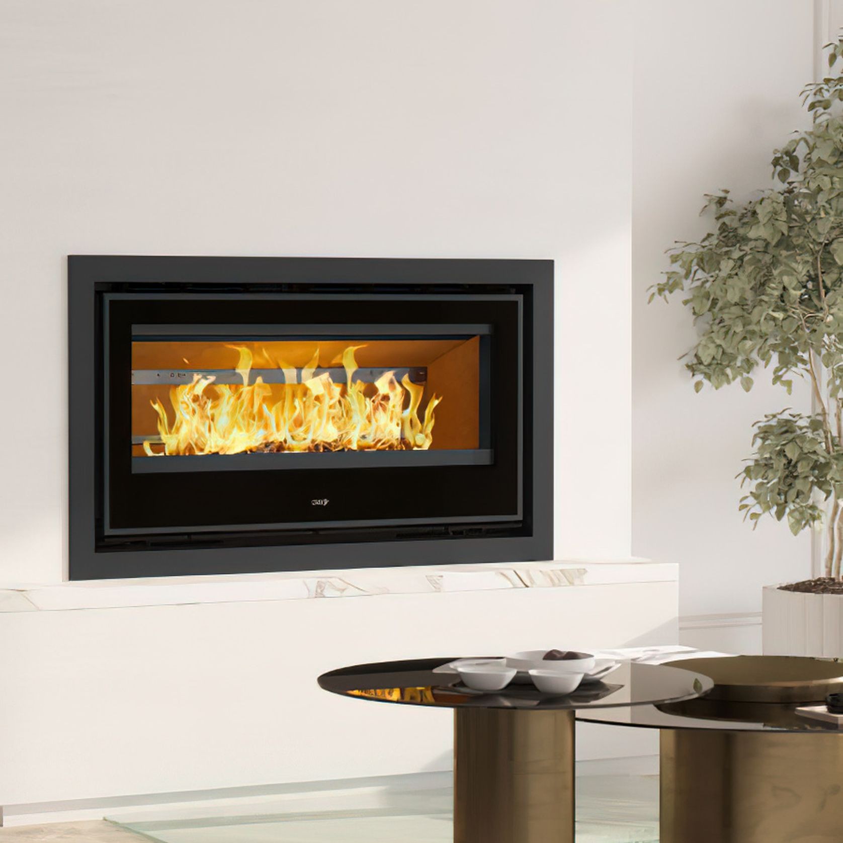 ADF Clare 100S Insert Wood Fireplace gallery detail image