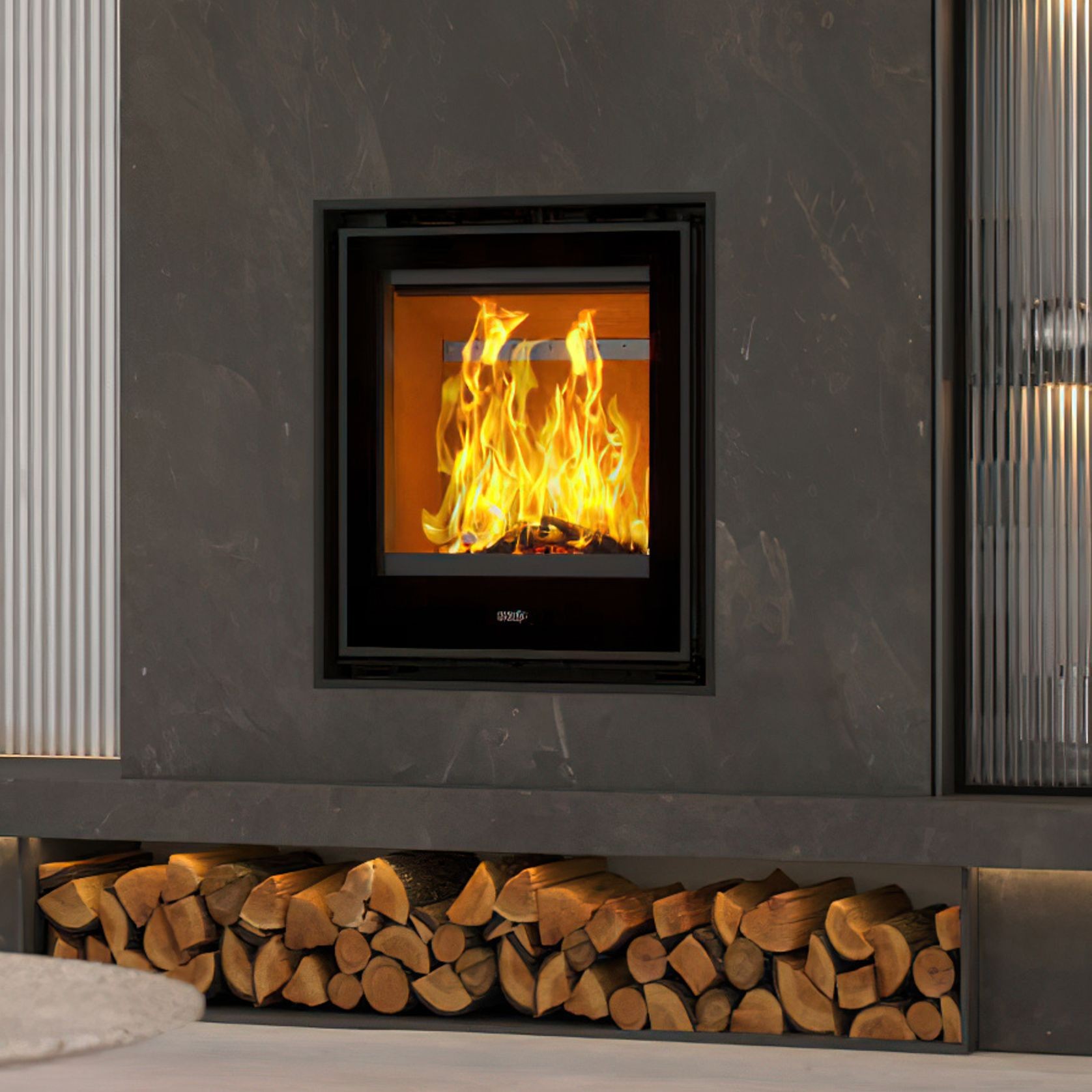 ADF Clare 60S Insert Wood Fireplace gallery detail image