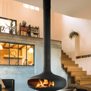 Focus Suspended Indoor Wood Fire Range gallery detail image