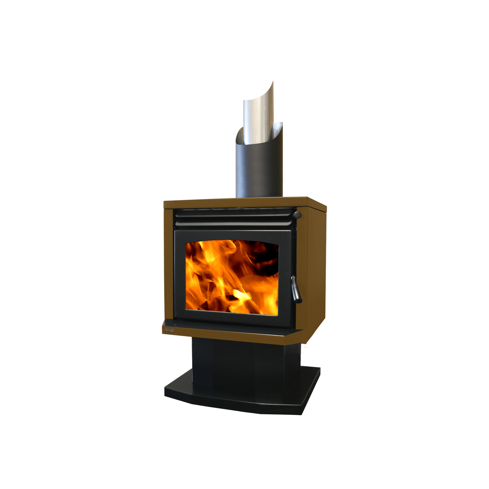 Ethos Genesis Freestanding Wood Fireplace gallery detail image