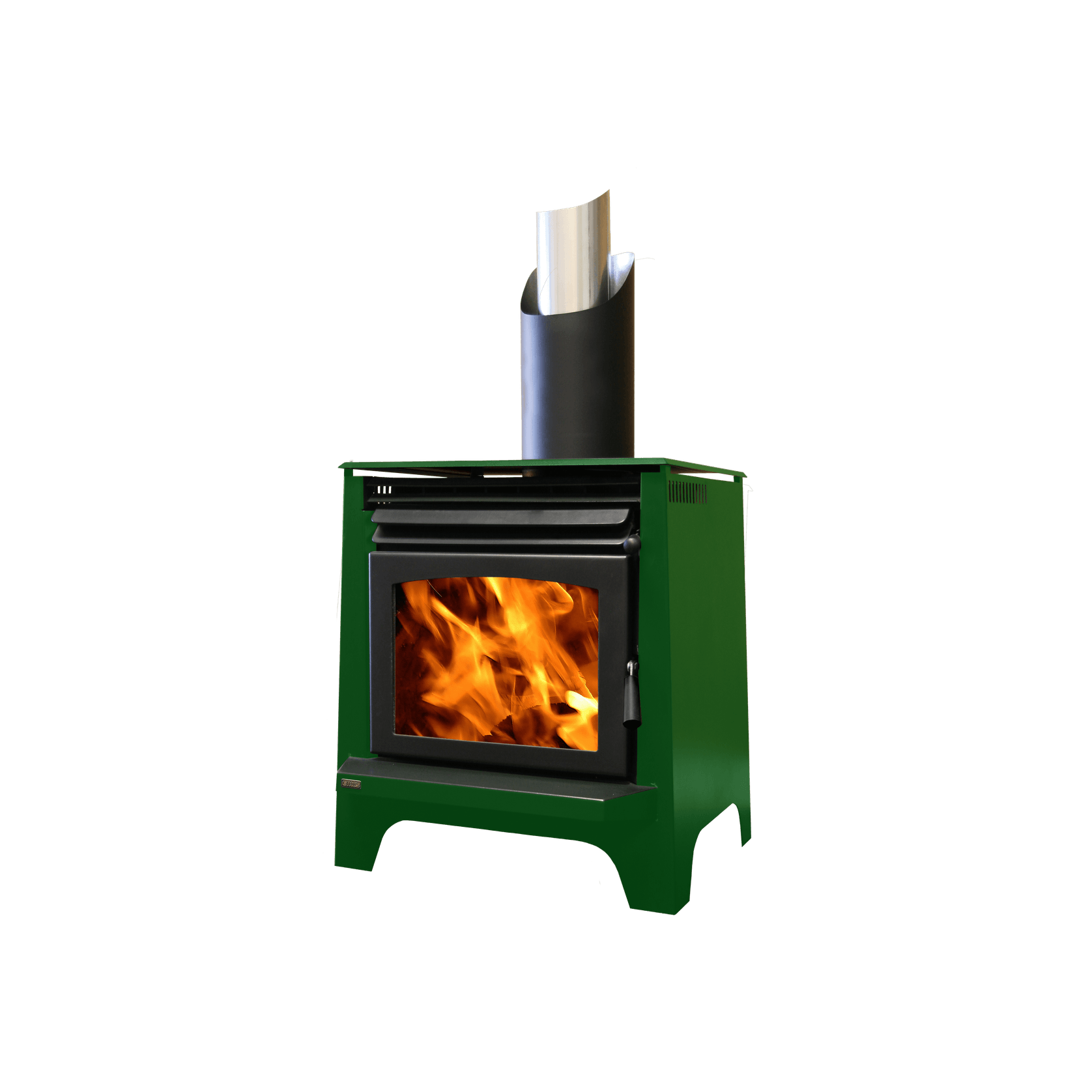 Ethos Phoenix Freestanding Wood Fireplace gallery detail image