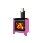 Ethos Phoenix Freestanding Wood Fireplace gallery detail image