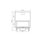 Axis FAS120 DS - Freestanding Fireplace gallery detail image