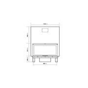 Axis FAS120 SS - Freestanding Fireplace gallery detail image