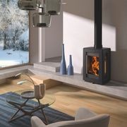 Hergóm Glow Wood Fireplace Body (Custom Base) gallery detail image