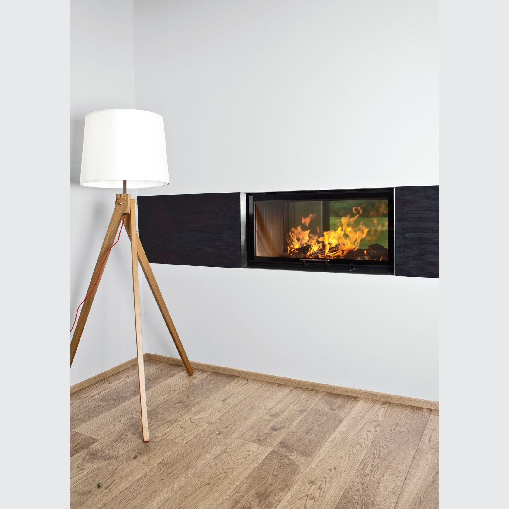 Hoxter Heka 110 Double Sided Insert Wood Fireplace gallery detail image
