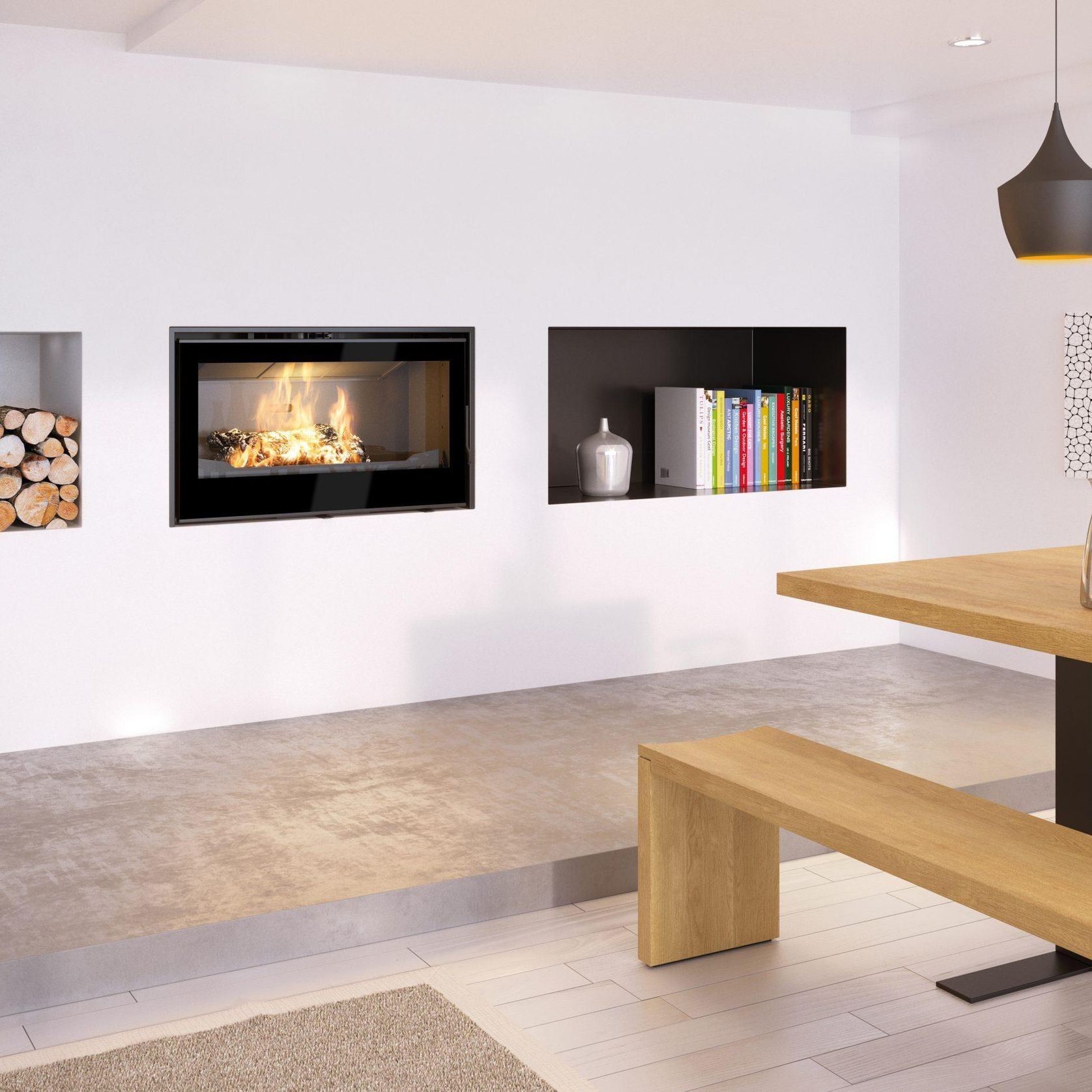 Axis L1000 Single Sided Zero Clearance Fireplace gallery detail image