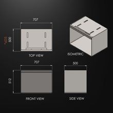 Kemlan Cube Wood Fireplace gallery detail image