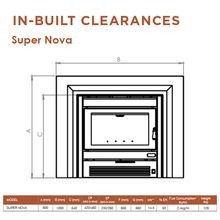Kemlan Supa Nova Insert Wood Fireplace gallery detail image