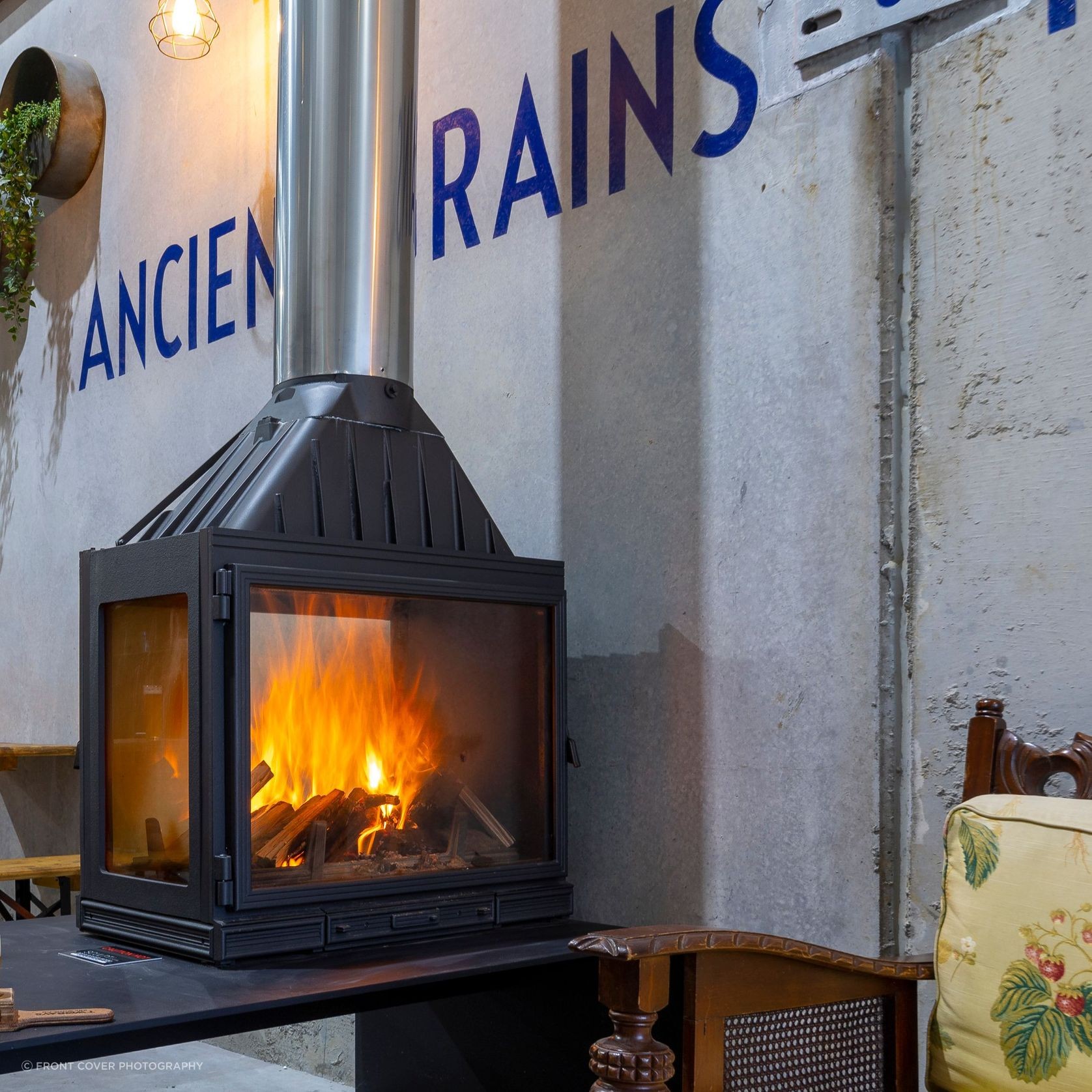 Seguin Multivision 8000 3S Cheminee Wood Fireplace gallery detail image