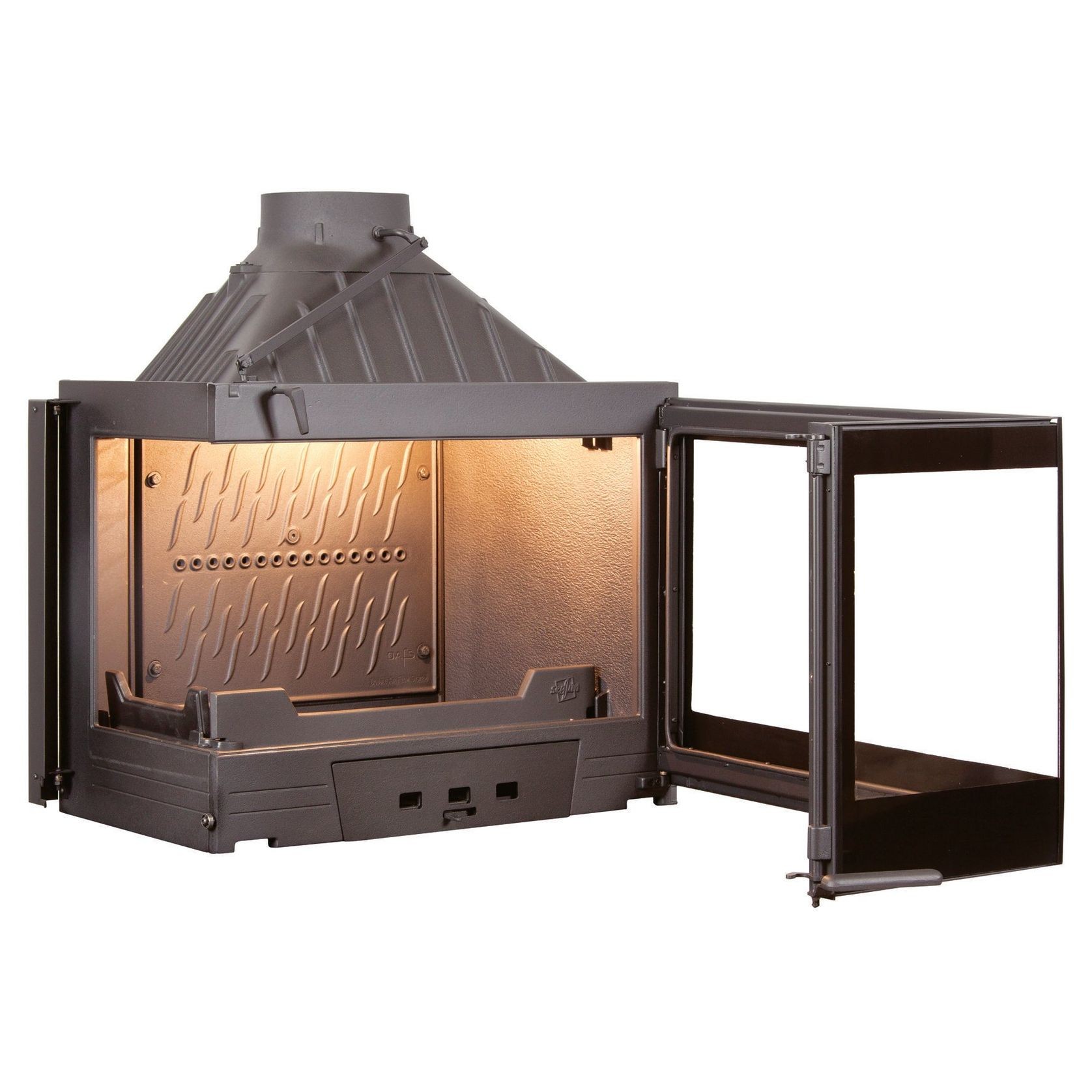 Seguin Europa 7 Left Hand Corner Cast Iron Fireplace gallery detail image