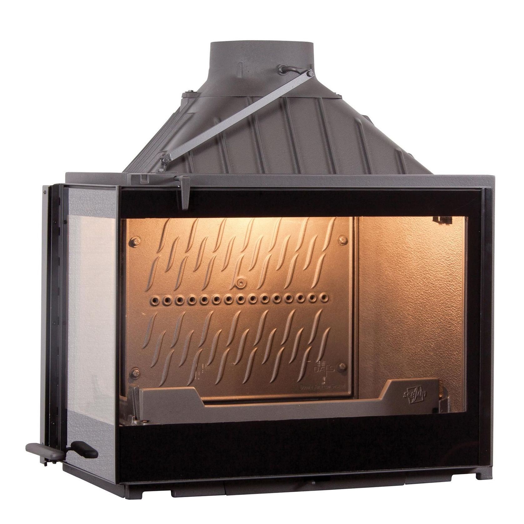 Seguin Europa 7 Left Hand Corner Cast Iron Fireplace gallery detail image