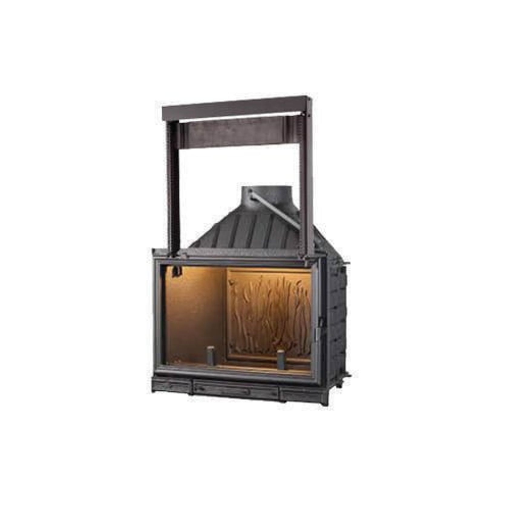 Seguin Europa 7 Cast Iron Fireplace Lift Door gallery detail image