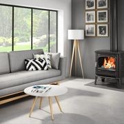 Seguin Saphir Freestanding Fireplace - Grey gallery detail image