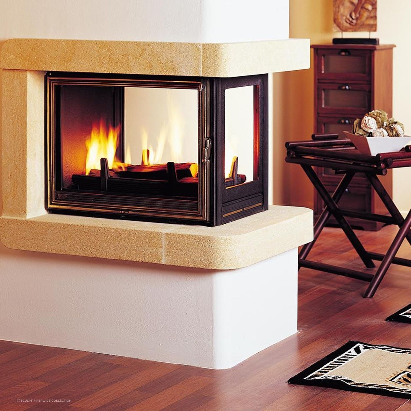Seguin Multivision 8000 3S Cheminee Wood Fireplace gallery detail image